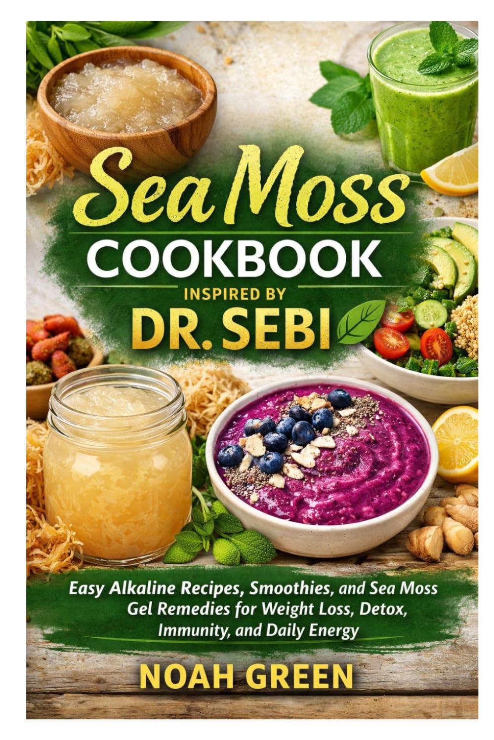 Sea Moss Cookbook Inspired by Dr. Sebi: Easy Alkaline Recipes, Smoothies, and Sea Moss Gel Remedies for Weight Loss, Detox, Immunity, and Daily Energy