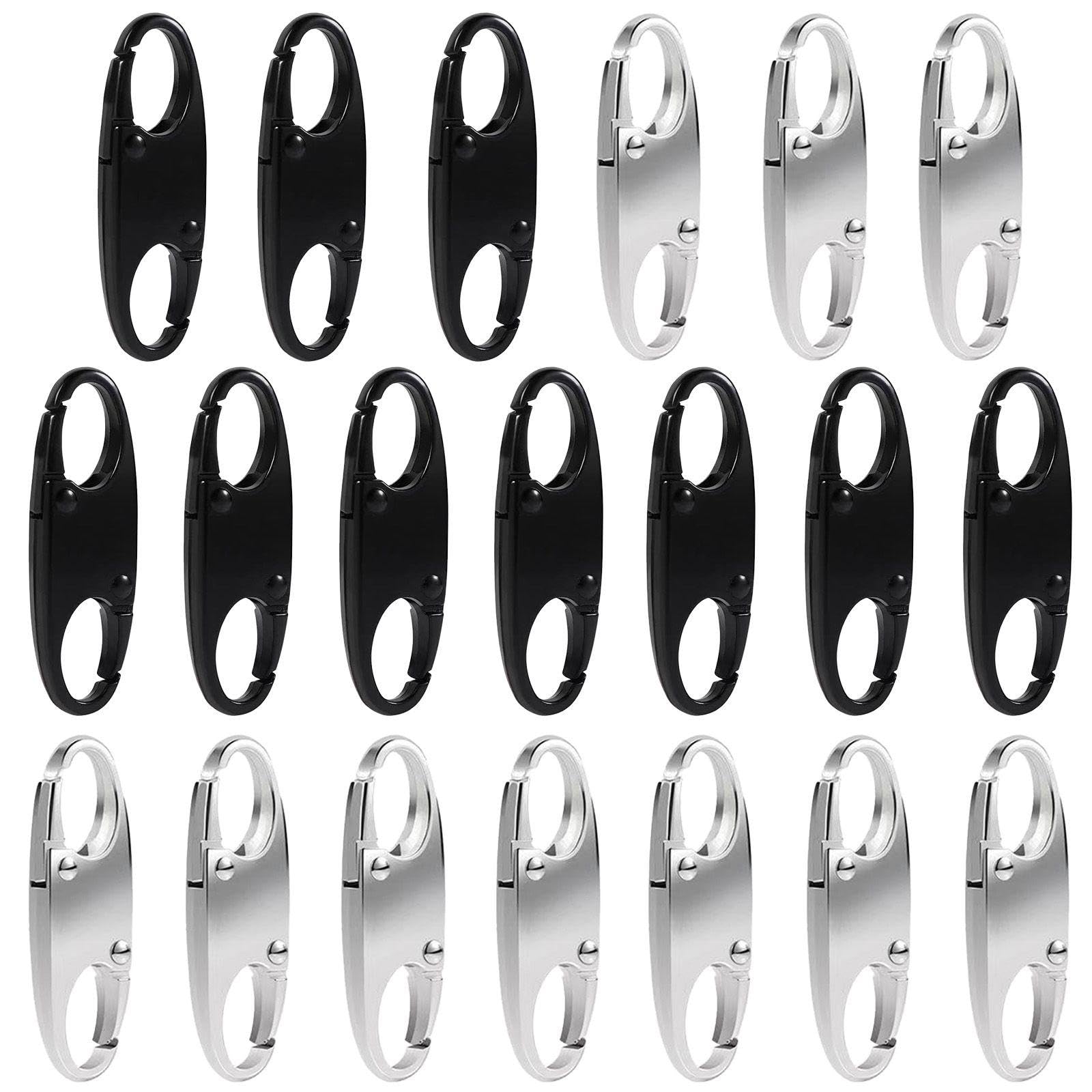 OODJVN 20 Anti-Theft Zip Locks, Backpack Zip Accessories, Detachable Zip Clips, Suitable For Luggage Bags, Handbags, Wallets.
