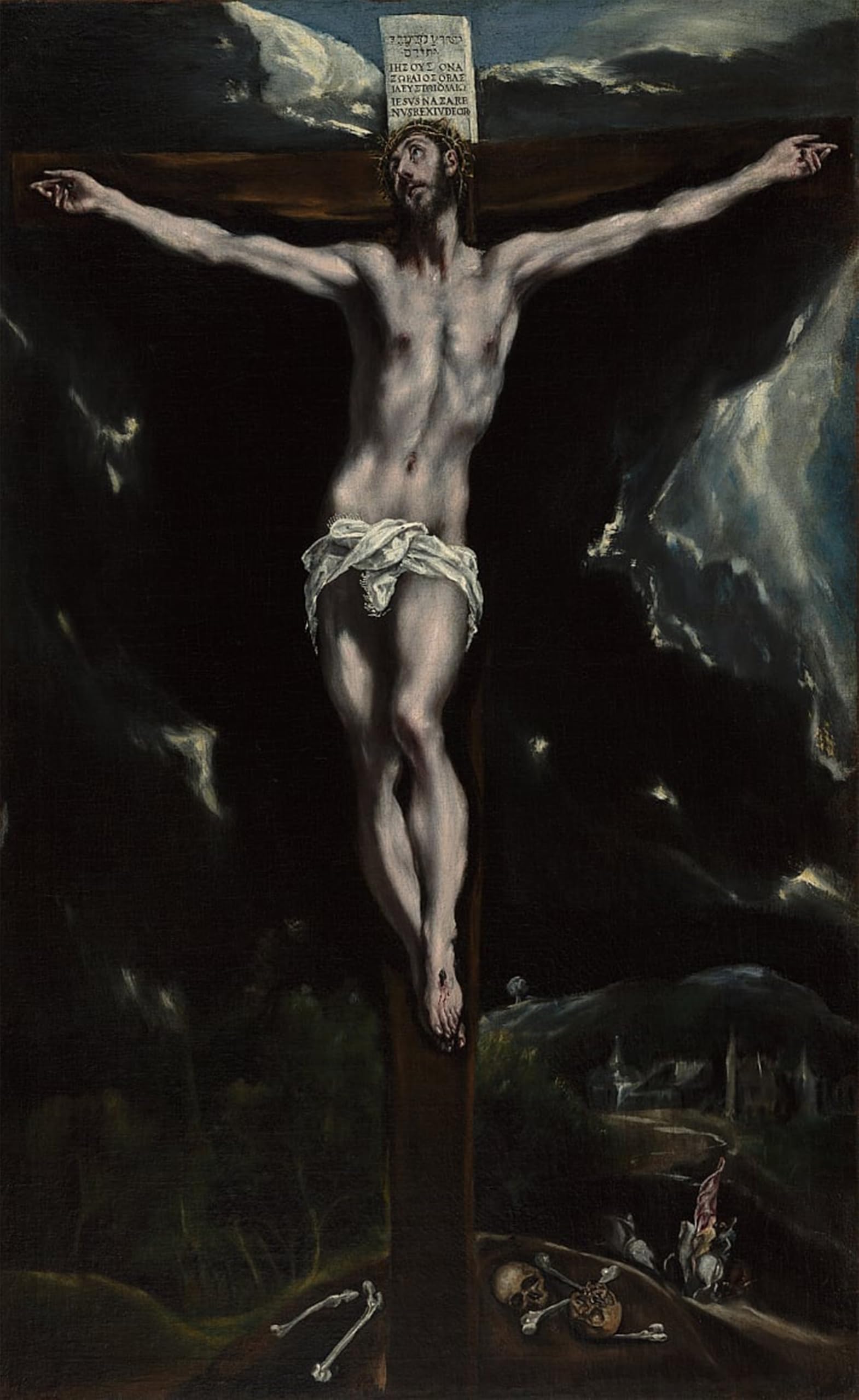 POSTERIIk Famous Animal Posters Vintage Picture Christ on the Cross by El Greco Modern Wall Decor for Home Decor 60x90cm