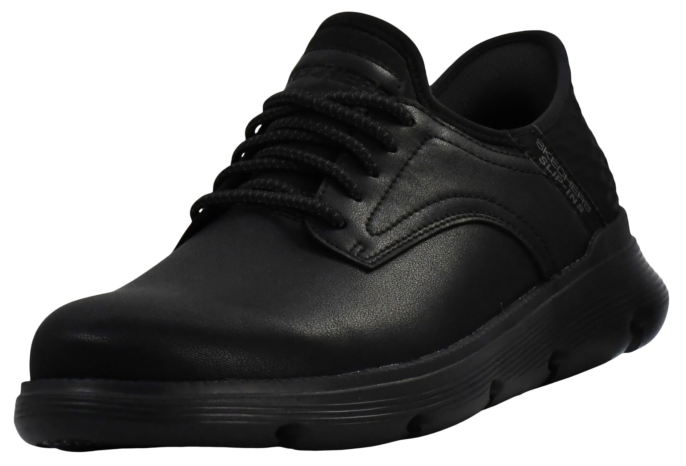 skechers Men's Slip-ins Garza - Gervin Casual Slip-On Shoes, Black, 9 X-Wide-picture-19