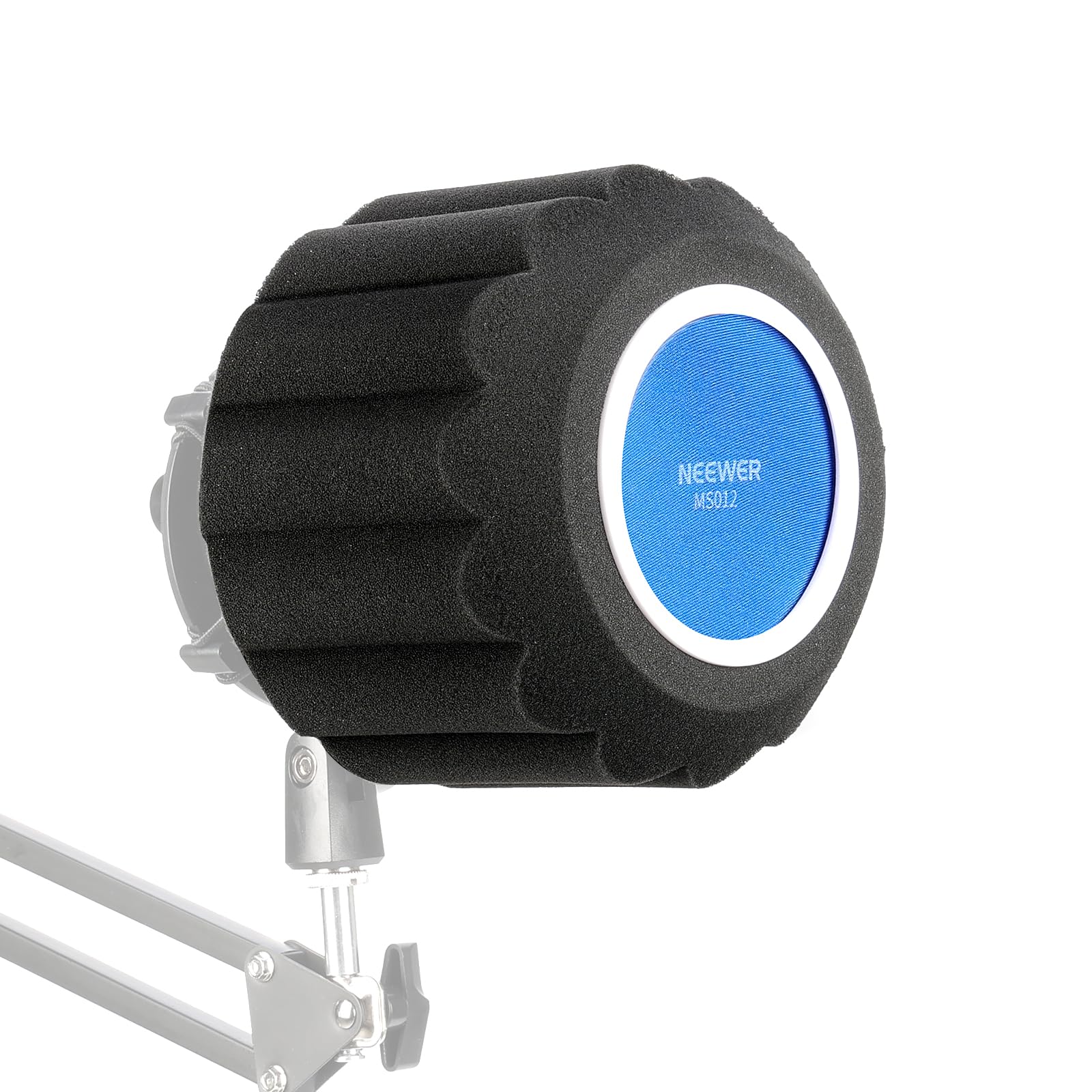NEEWER Anti Pop Filter Microfono a Schermo Sferico Isolante, Mic Cover Antivento per Riprese Vocale Studio, Apparecchiature Acustiche in Schiuma Fonoassorbente a Cinque Strati per Mic 43-68mm, MS012