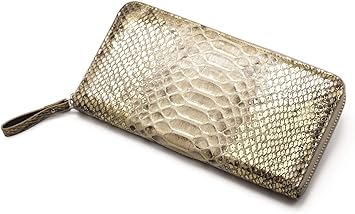 Amazon 東京クロコダイル ダイヤモンド パイソン ラウンドタイプ 長財布 ゴールド 蛇革 財布 メンズ レディース 財布 Amazon 東京クロコダイル ダイヤモンド パイソン ラウンドタイプ 長財布 ゴールド 蛇革 財布 メンズ レディース 財布