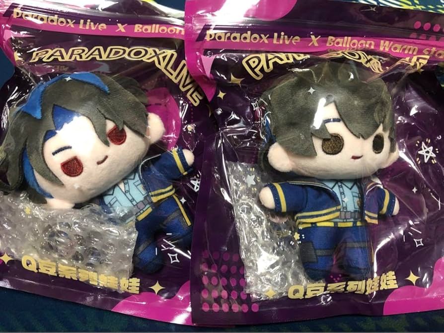 パラライ Paradox Live × 气球暖暖星「毛茸茸」痛バッグ 犬飼憂人 パラライ 犬飼憂人 表人格 氣球暖暖星 白猫 痛バッグ 特典