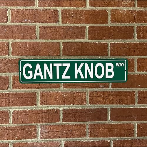 Vista 417 de Ohio Mountains Pick Your Mountain Compatible/repuesto para Ballards Hill United States Mountain Aluminio Metal Tin Street Sign Style decoración