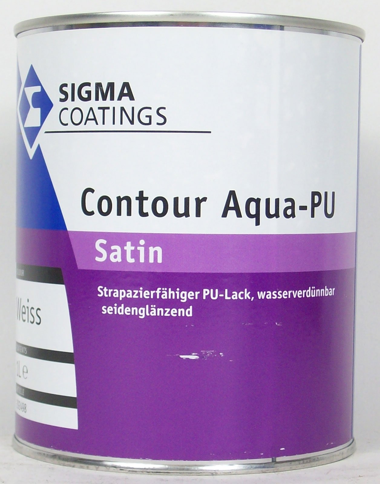 Sigma Contour Aqua-PU Spray Satin – 2,5L, Seidenglänzend, Wasserverdünnbar, Für Innenräume