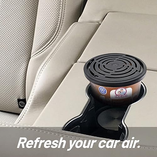 Miniatura 4 de Ikeda Scents Ambientador de coche aroma a coco Pugie  Latas orgánicas  Eliminador de olores esenciales  Larga duración  Fragancia fuerte  Para