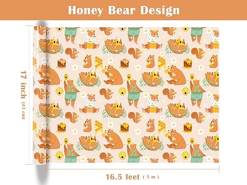 Vista 32 de WRAPAHOLIC Papel de regalo reversible, mini rollo, 17 pulgadas x 33 pies, adorable diseño de gato y azul sólido para cumpleaños, vacaciones