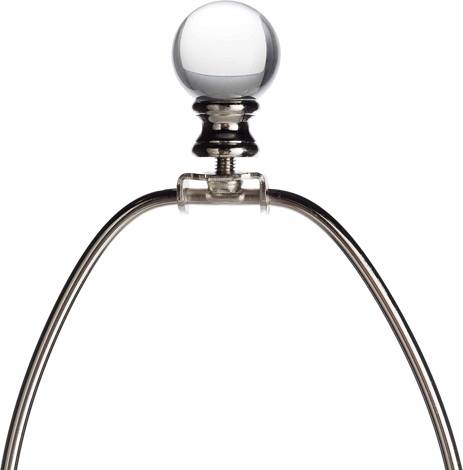 BoutiqueRugs Farnborough Modern Ceramic Bedside Table Lamp for Bedroom Nightstand - End Side Lighting for Living Room - Shade Linen - White, Multi Color - 29" H