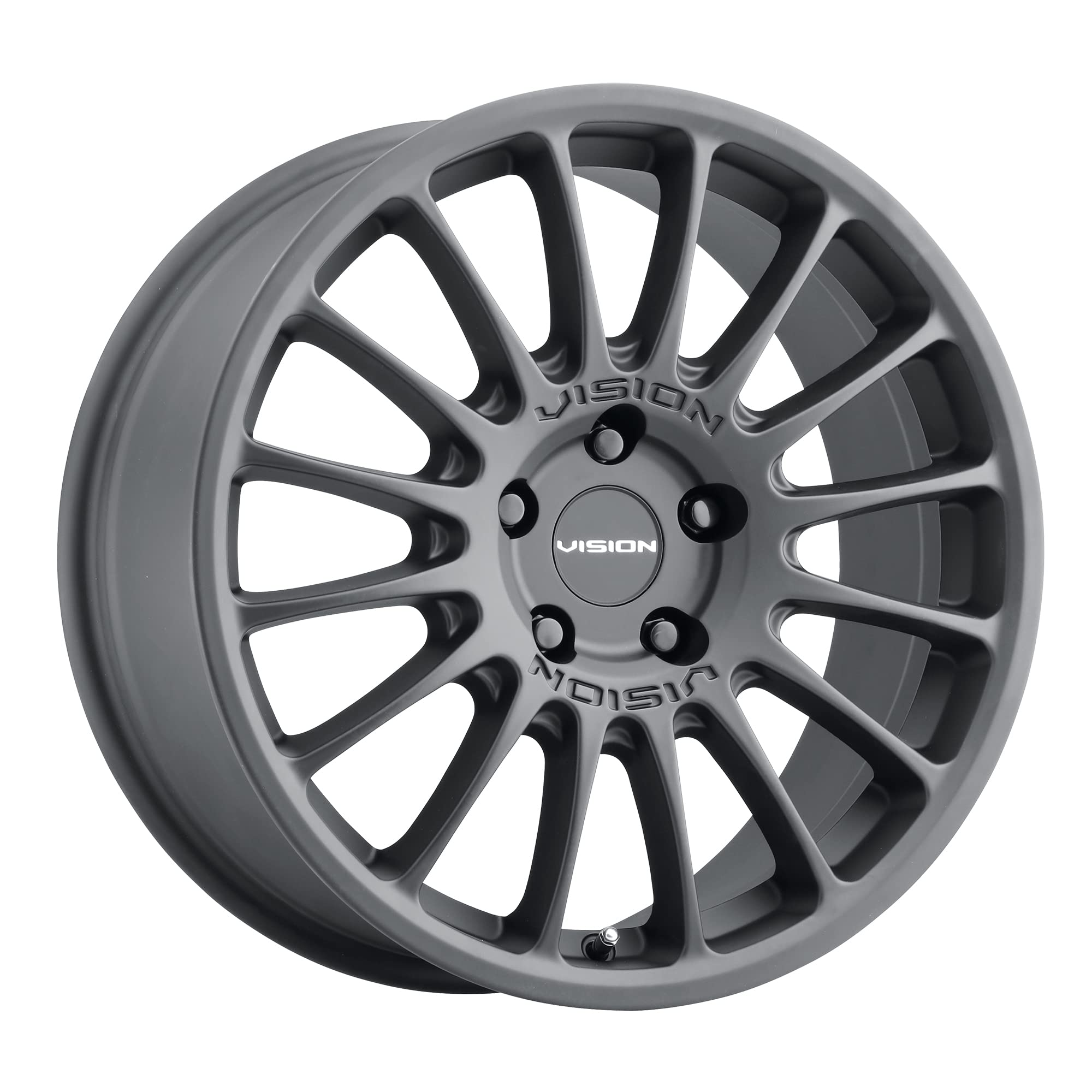 Amazon.com: Vision 477 Monaco 15x7 5x100 +15mm Satin Black Wheel