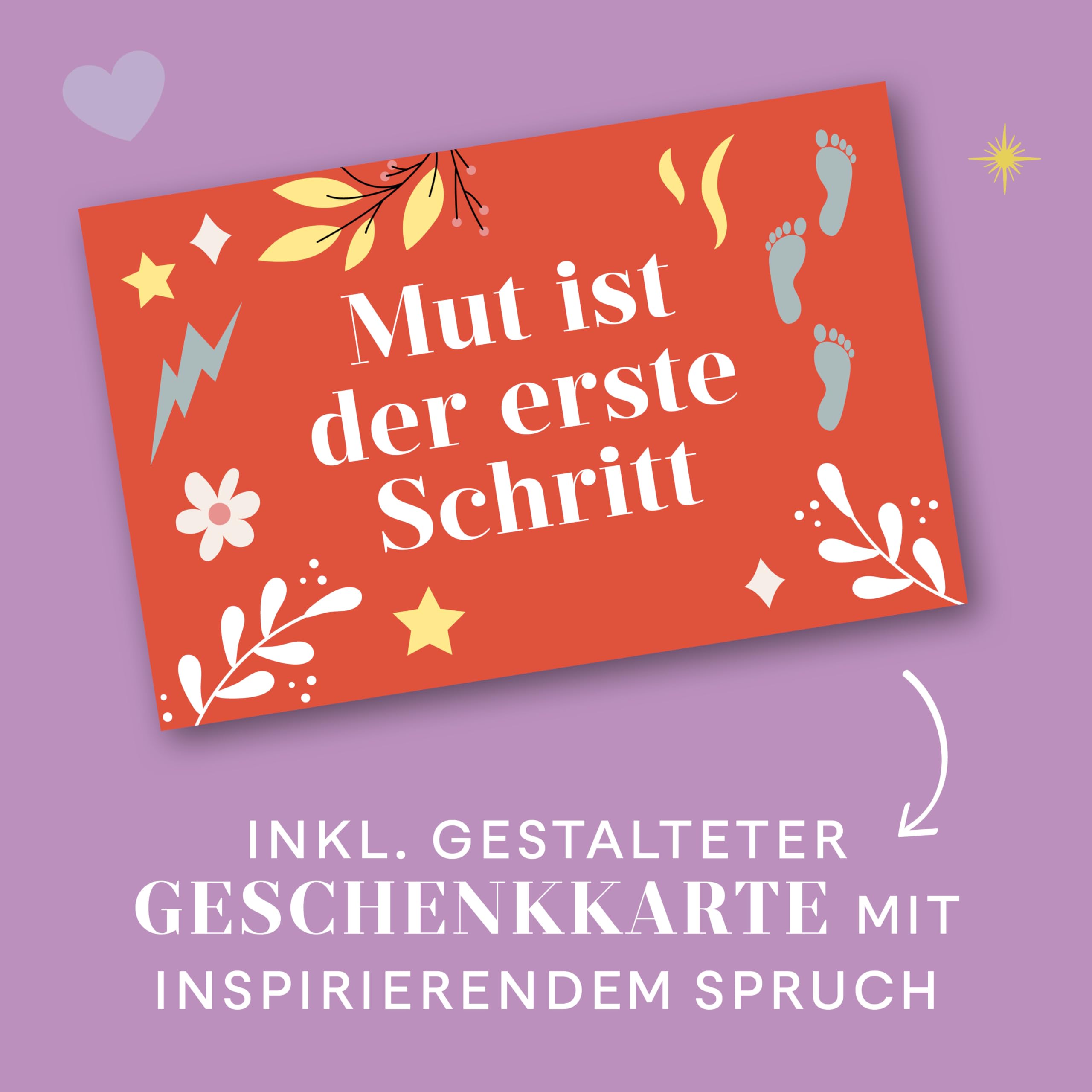 Follow your Feelings - Make your bracelet - Schmuckset Brave VE, 10 Ex.: Anleitung und Material für ein Armband. Mit gestalteter Geschenkkarte