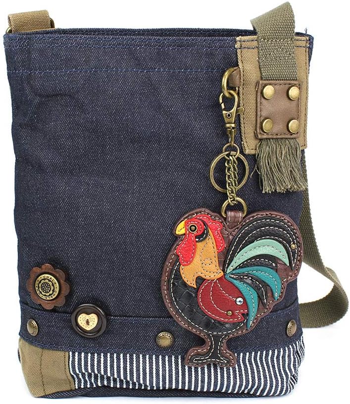 Chala Patch Cross-Body Women Handbag, Canvas Messenger Bag