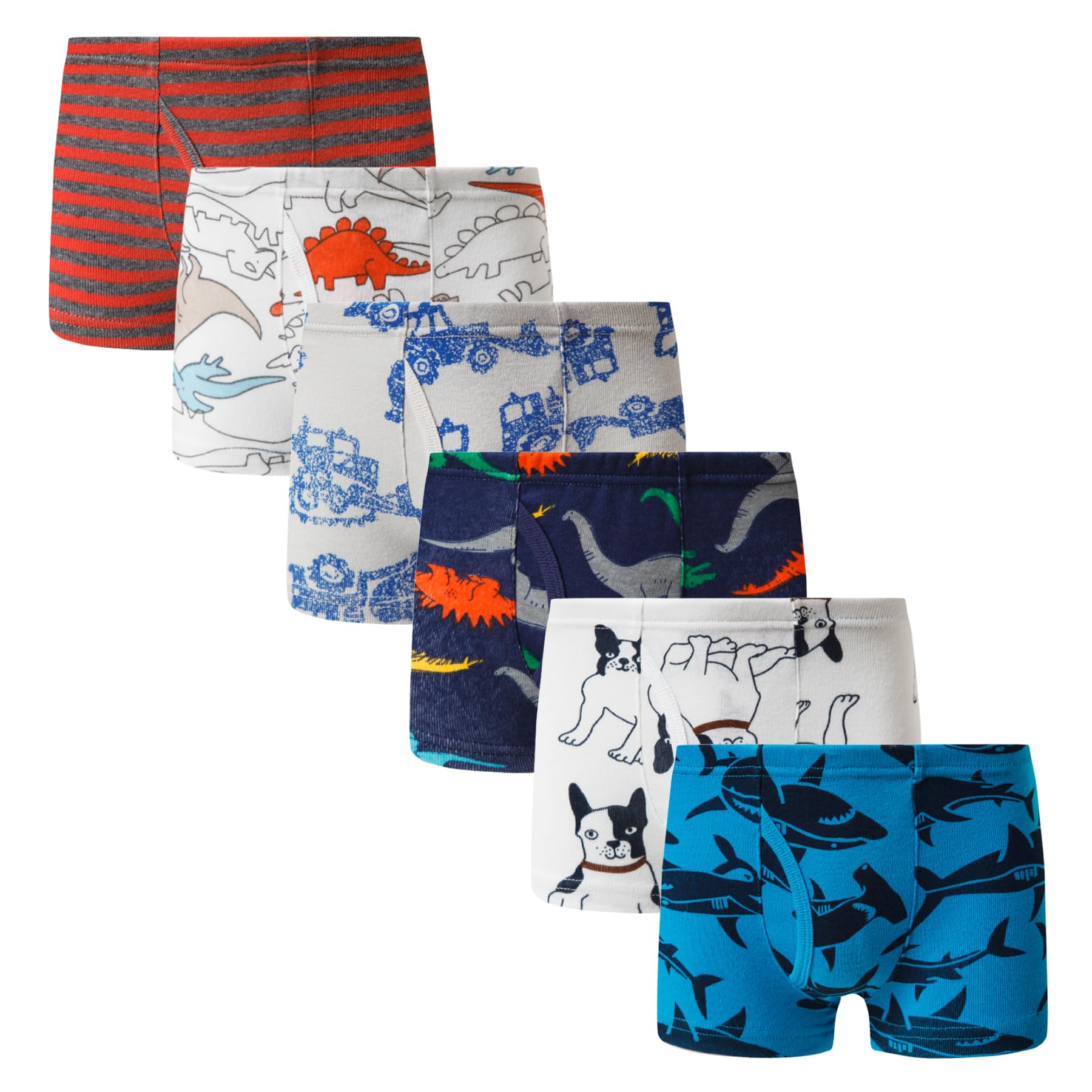 Winging Day Little Boys' Cotton Brief Soft Underwear Multipack