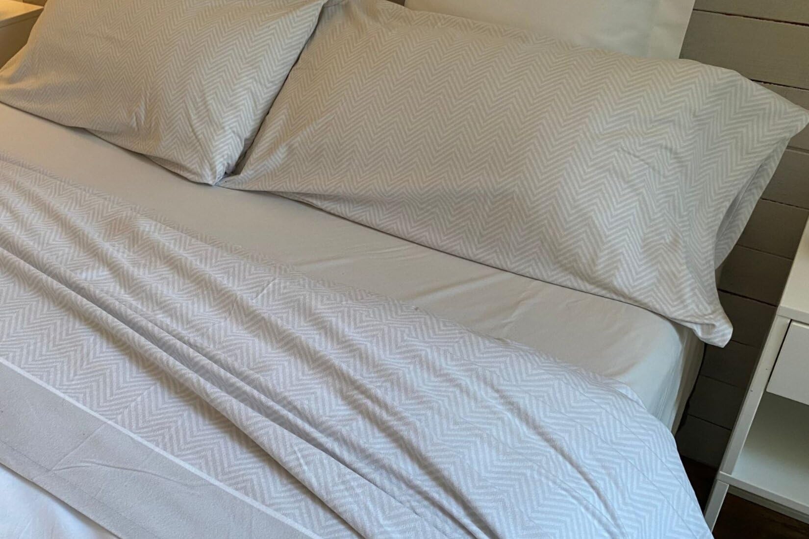 Burrito Blanco | Sabánas de Velvelina | Cama de 150cm. (+Medidas Disponibles) | Sábanas Invierno | Diseño 002 | Color Arena (150x190/200cm.)