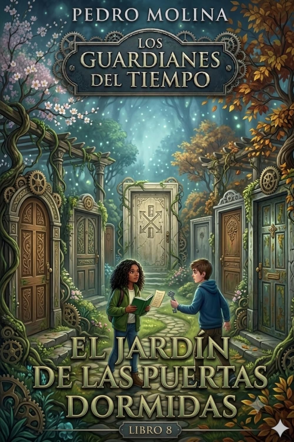 El jardín de las puertas dormidas: Una novela de fantasía juvenil, magia y aventuras en la naturaleza (Los guardianes del tiempo)