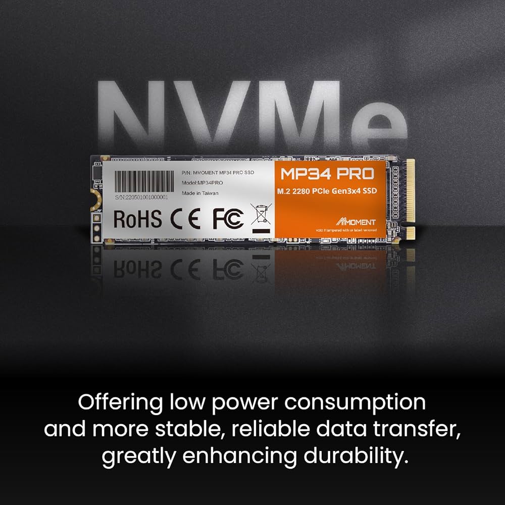 Amazon.co.jp: [High Speed] MMOMENT MP34 1TB NVMe M.2 SSD