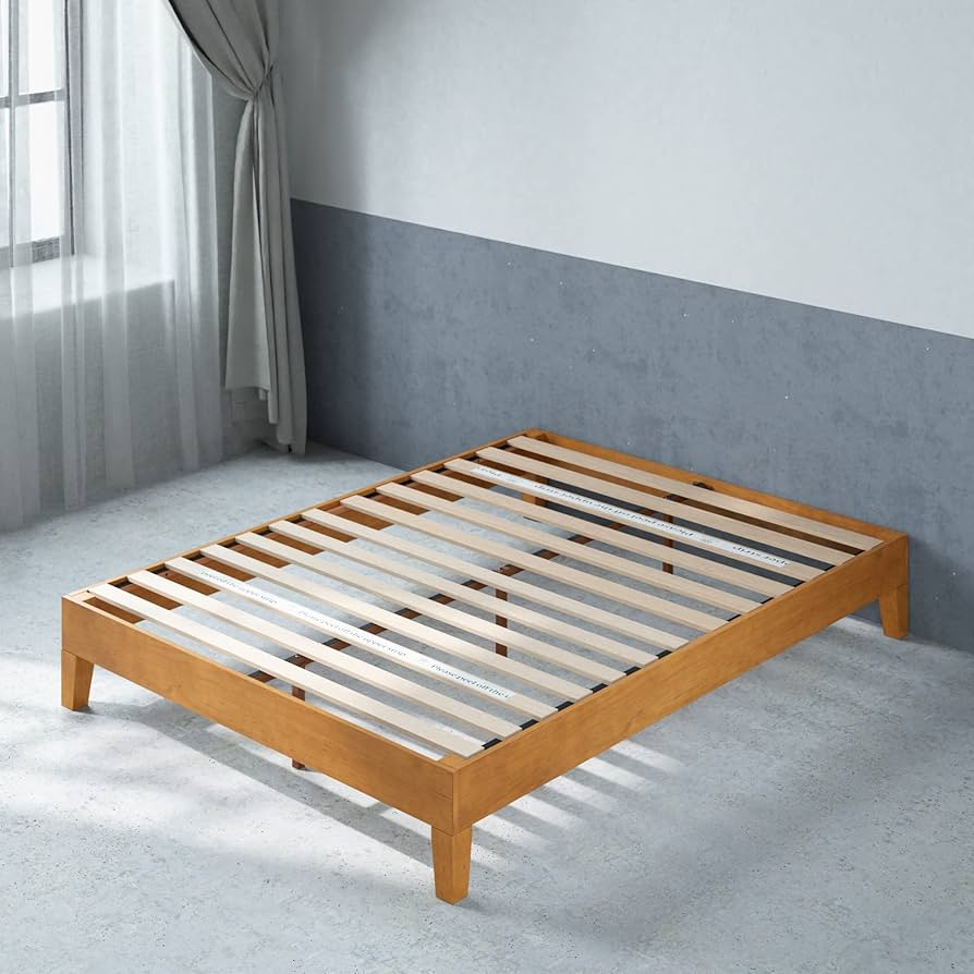 Amazon.com: ZINUS Alexis Deluxe Wood Platform Bed Frame