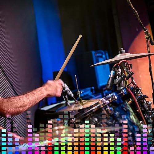 Miniatura 6 de Baquetas de tambor de madera de arce 5A, 1 par de cepillos retráctiles de alambre de tambor y 1 par de cepillos de tambor para niños, adultos, banda