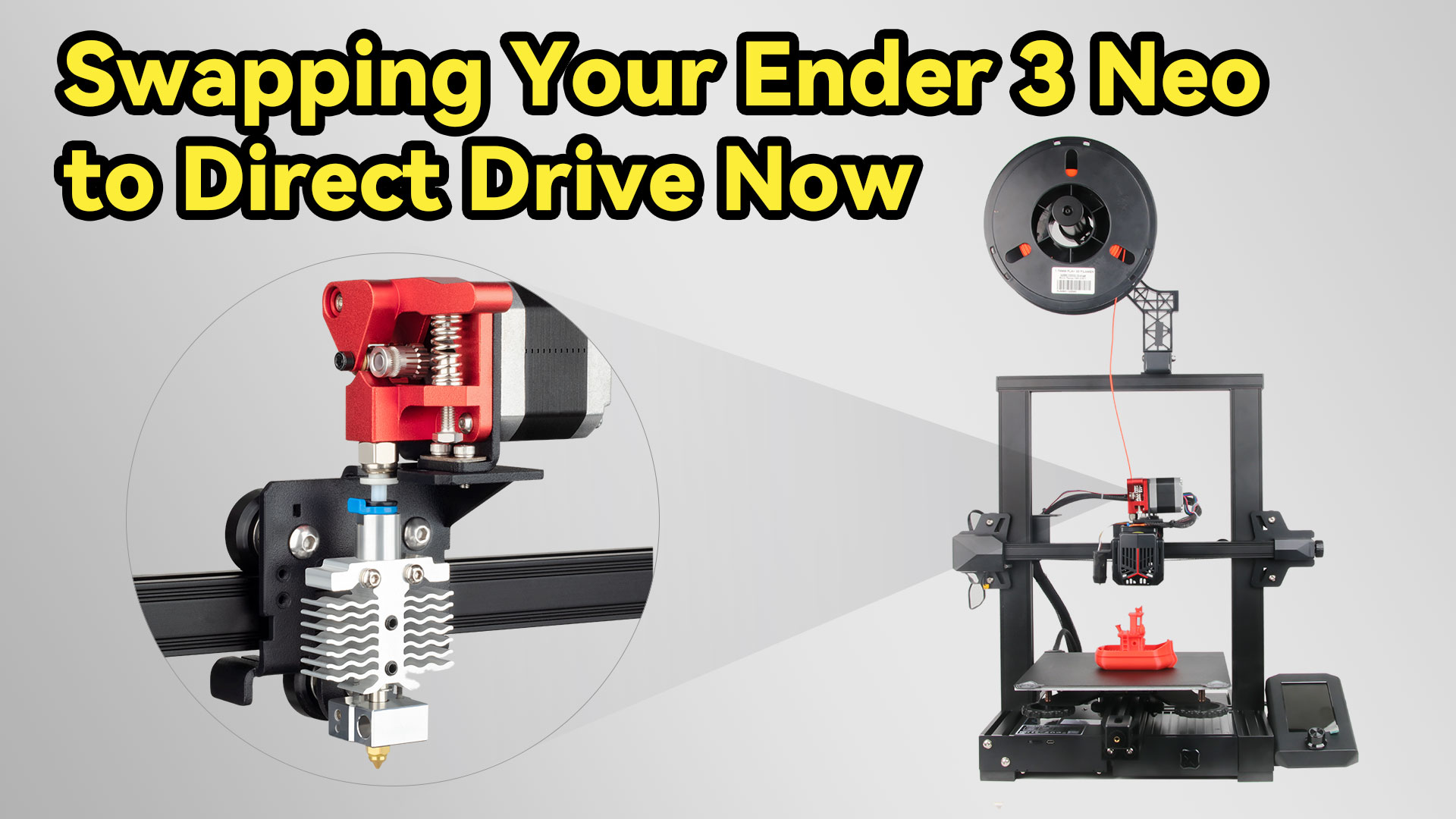 UniTak3D Direct Drive Upgrade Pour Ender 3 V2 / Pro / Aquila – Kit Conversion Extrudeuse BMG Bowden Dual Gear