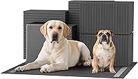 Vista 8 de Almohadillas para entrenamiento de mascotas y cachorros a prueba de fugas, almohadillas de orina jumbo para perros con polímero grueso de gran