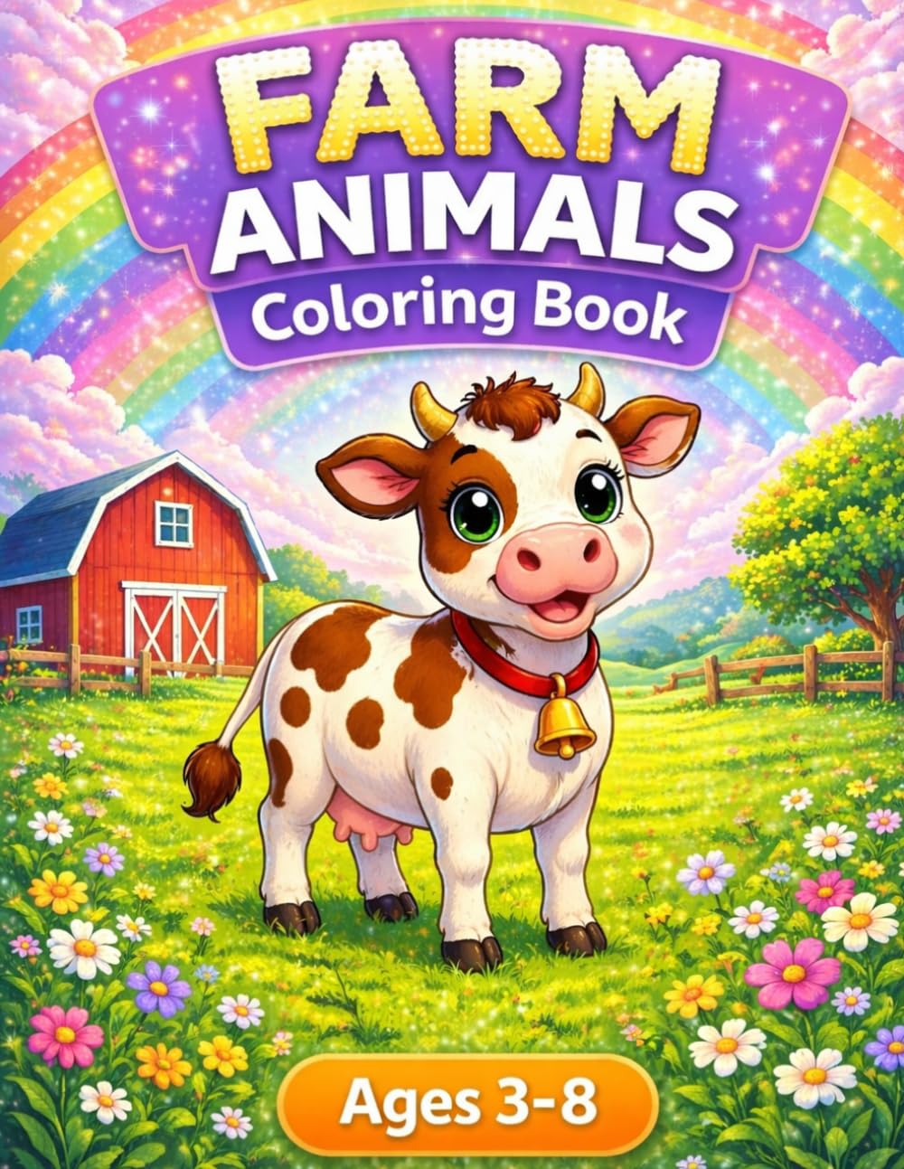 Farm Animals Coloring Book