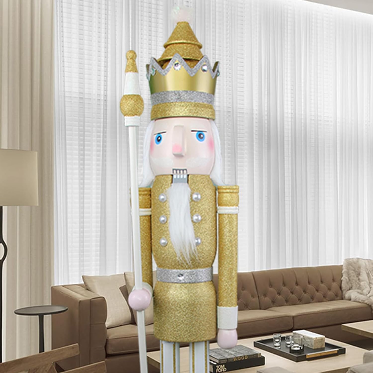 Patron De Découpe Bois 'Père Noël' Taille Réelle – Modèle Papier Pour Artisanat