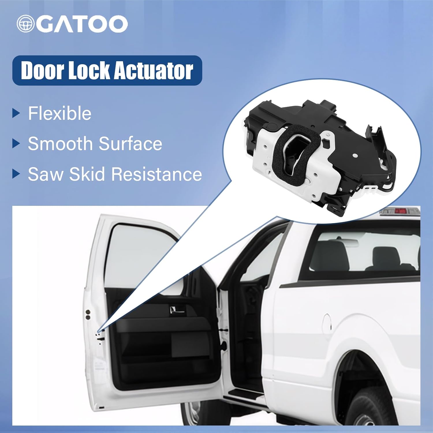 Front Left Driver Side Door Lock Latch Actuator Fit for Ford F150 F-150 Lobo 2009 2010 2011 2012 2013 2014, Explorer 11-2019, Mustang Lincoln Mark LT 10-14, Taurus Police 13-19, 9L3Z5421813A