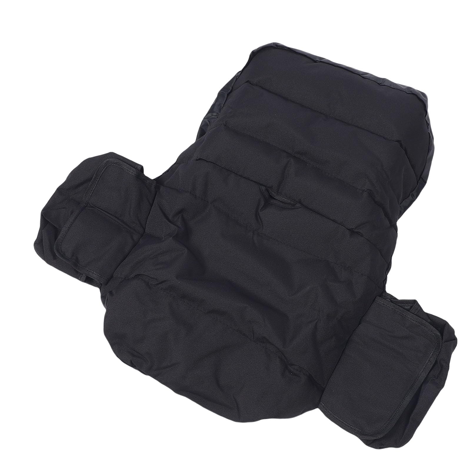 Jelquix Riding Lawn Mower Seat Cover, Heavy Duty 600D Oxford Cloth Tractor Seat Cover, Rainproof Lawn Mower Adjustable Cushion Protector for Outdoor (Black)