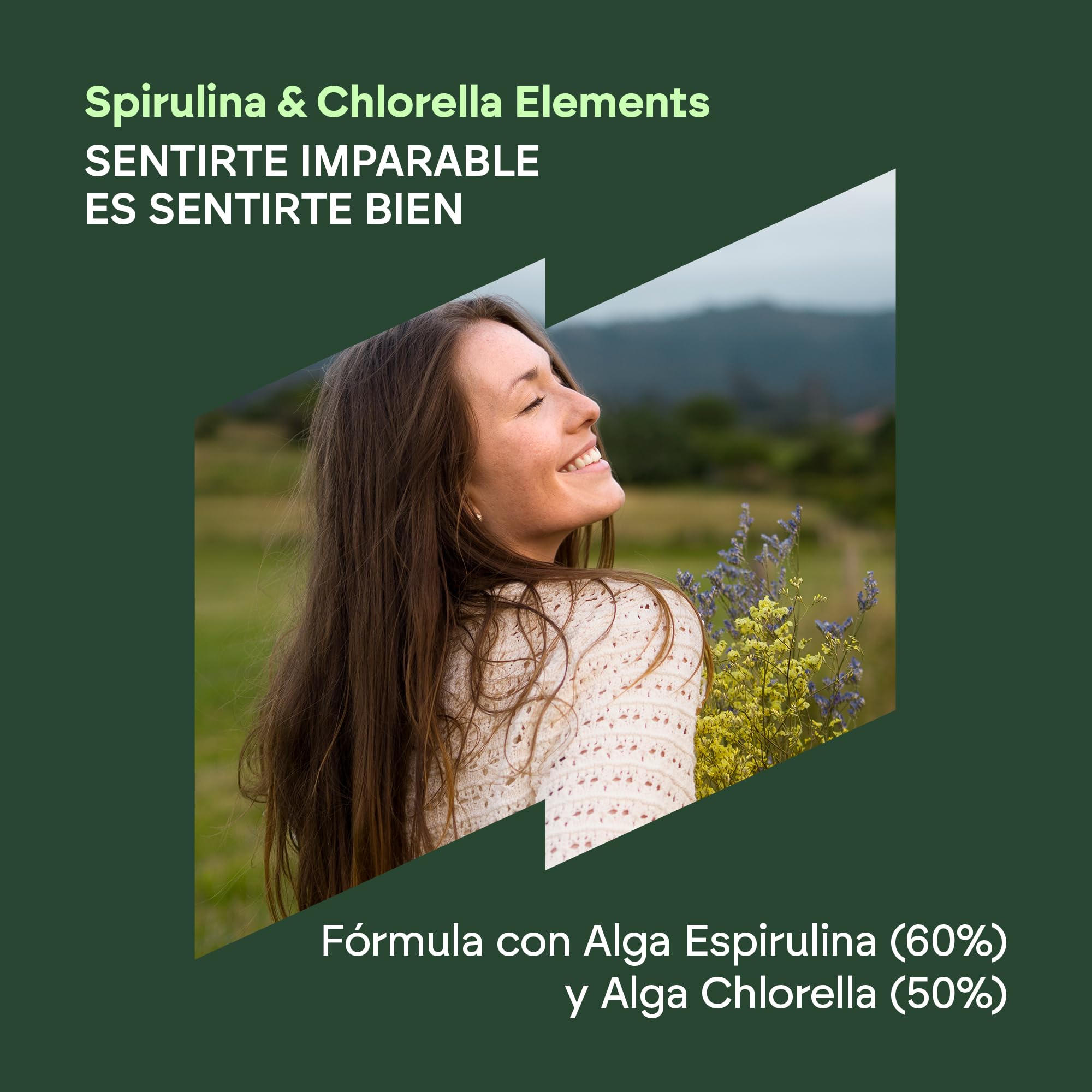 Espirulina y Chlorella 1800mg - Energía - BIO-disponible y Vegana - 180 Cápsulas de Algas de Espirulina y Chlorella - Spirulina Vegana - 180 Cápsulas Nutralie