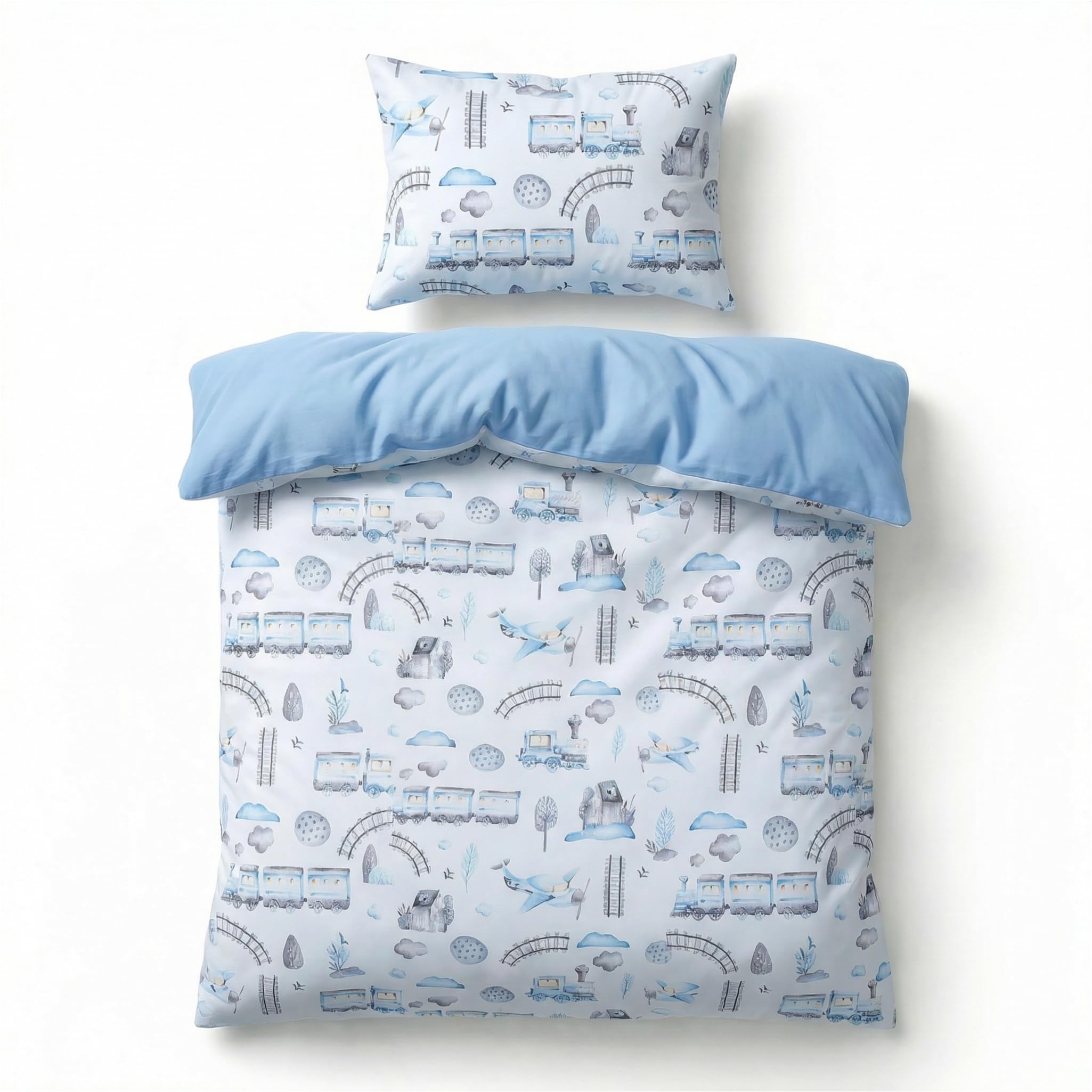 Lit bébé et landau : housse de couette 100x135 BABYSAFE pur coton