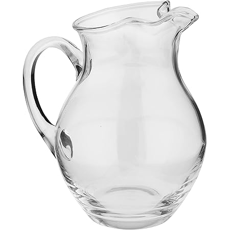 Mikasa 5136551 Napoli Glass Beverage Pitcher Clear, 70 Ounce