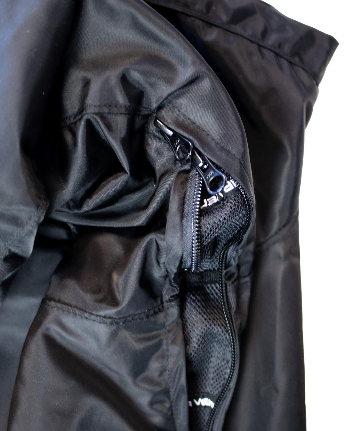 MDM Motorrad Bomberjacke Herren mit Protektoren – Motorradjacke im Flight Jacket Style, Schulter-, Ellenbogen- & Rückenprotektor, Belüftung, Bikerjacke Schwarz