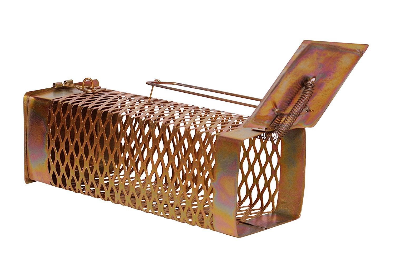 SAHAYA Small Rat Trap Cage (20 X 8.5 X 8 cm) Iron Gold Color Criss Cross Design Heavy Quality (Small) (B09VCCBJKQ) Amazon Price History, Amazon Price Tracker