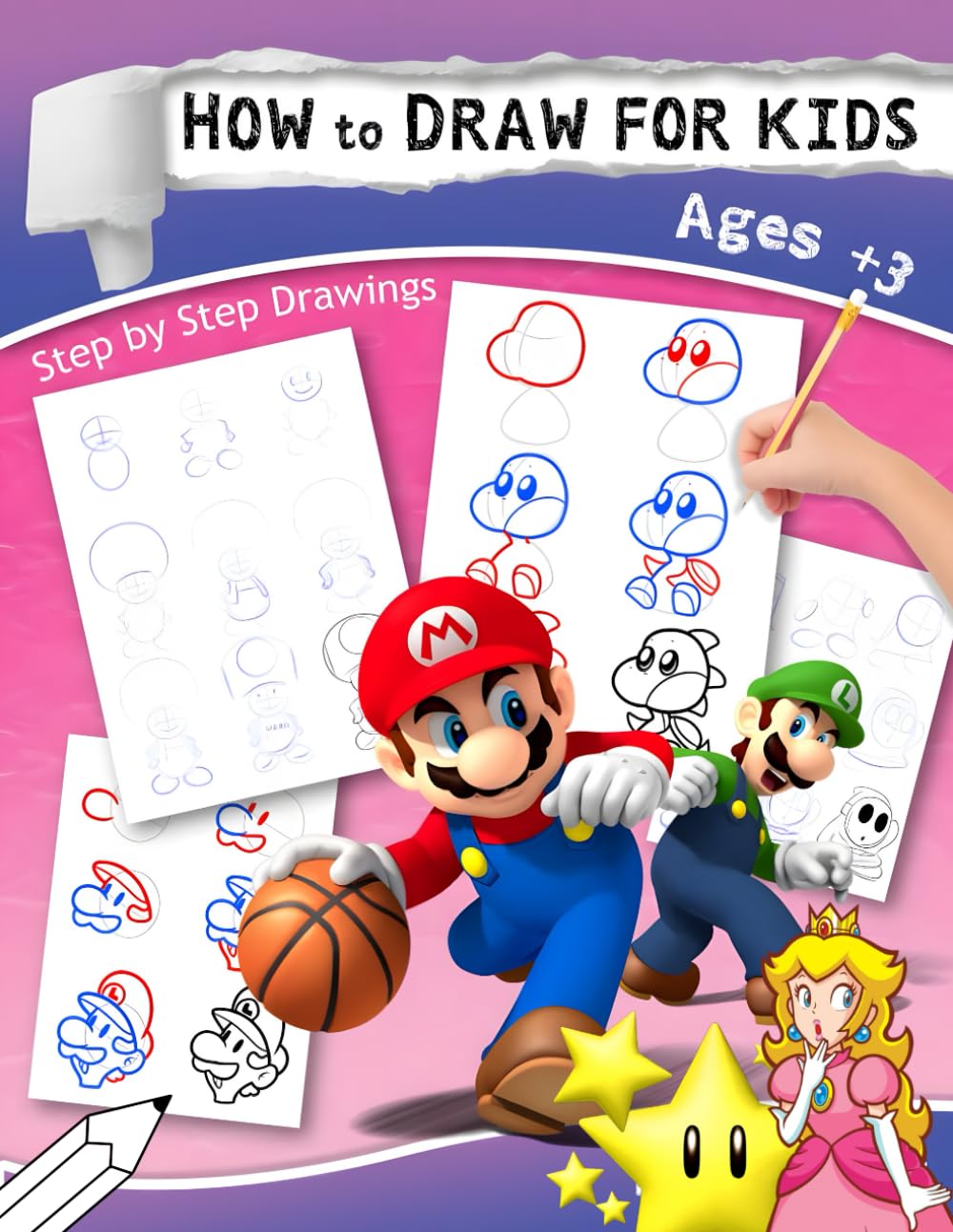 How To Draw For Kids: An Easy Step By Step Guide For Kids to Learn Drawing Your Favorite Characters.