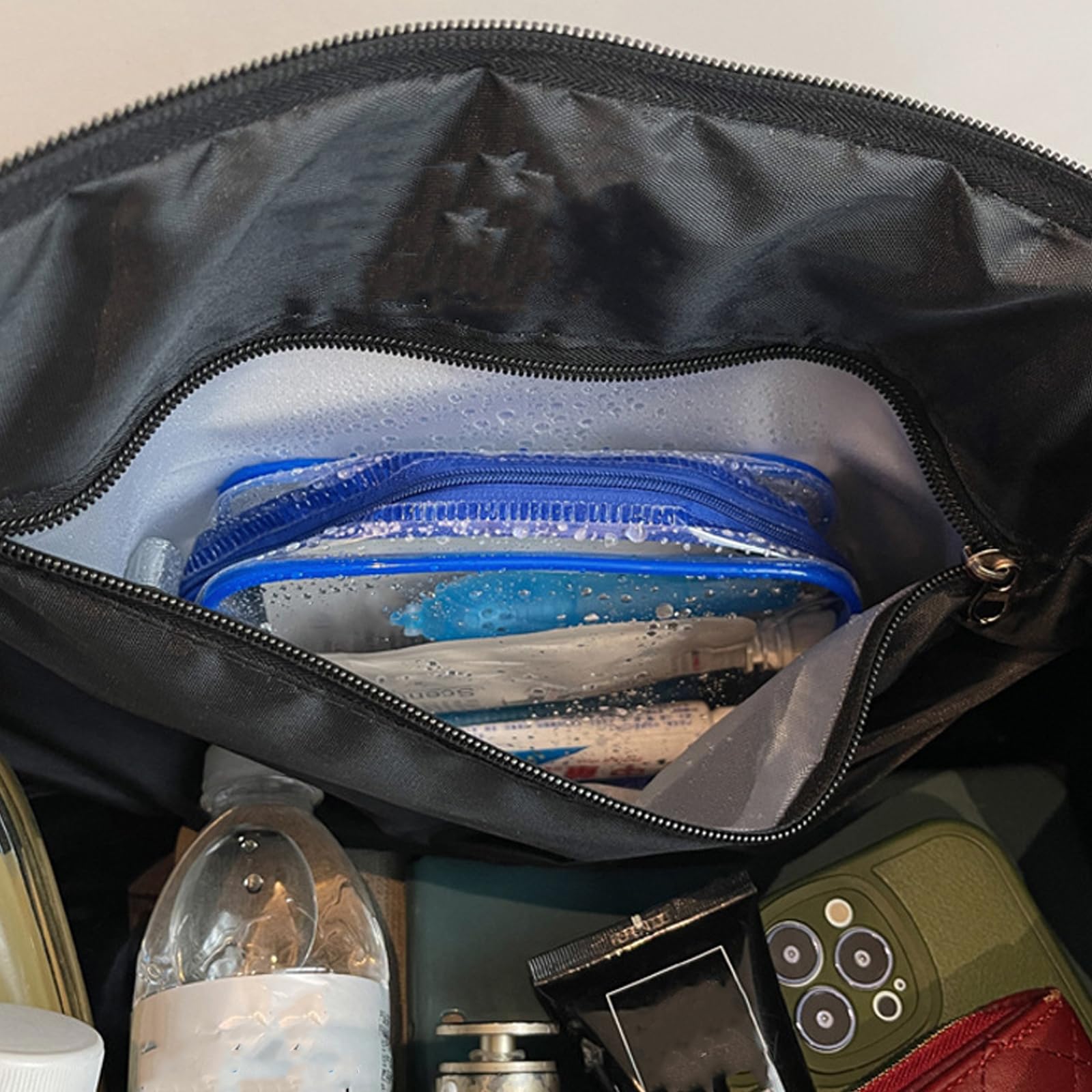 Pratico borsone sportivo con spazio dedicato per le scarpe Oxford resistenti all'acqua Tracolla ergonomica per appassionati fitness Borsa da palestra impermeabile con scomparto per scarpe