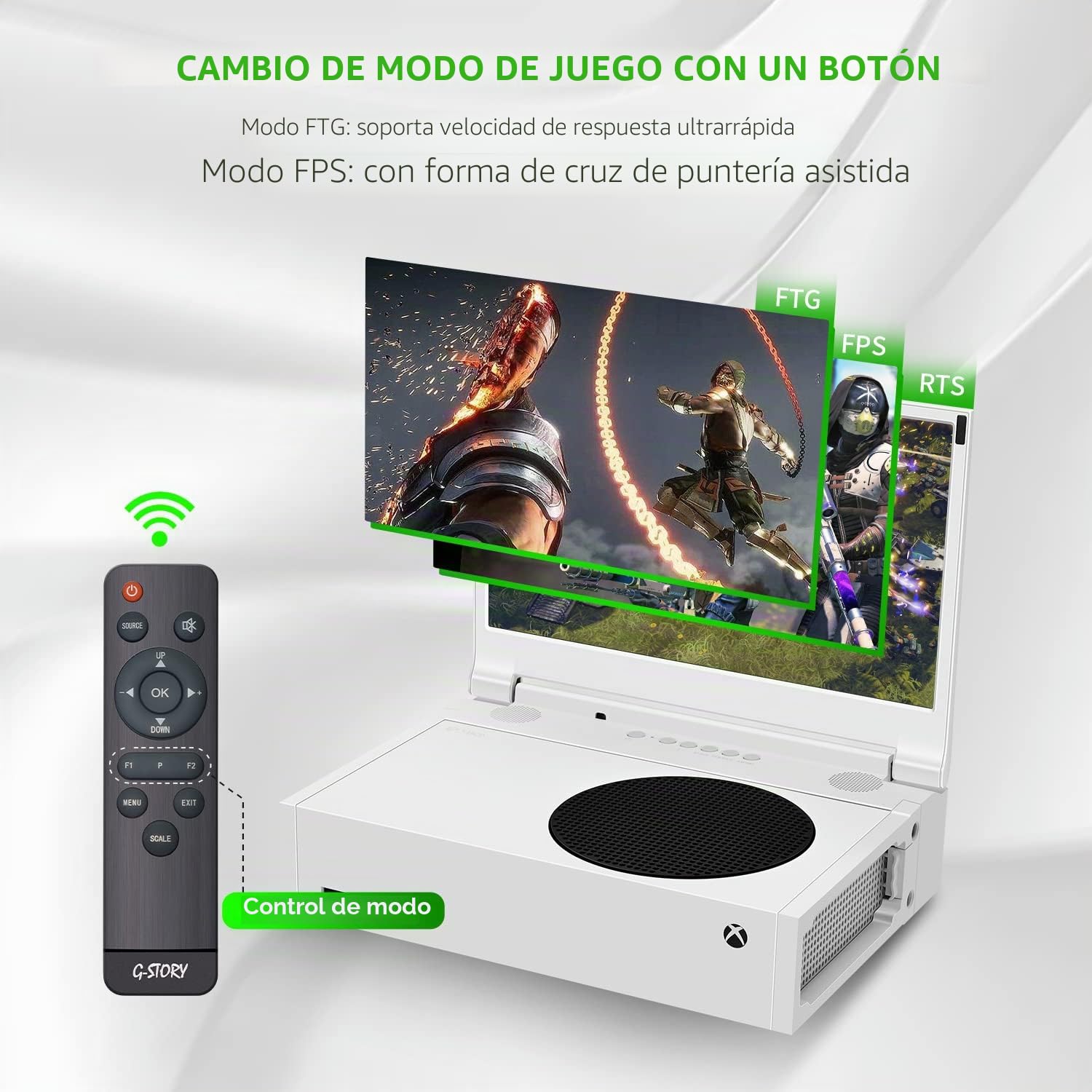 G-Story 12.5" Pantalla Gaming, para Xbox Series S, FHD 1080P Monitor portátil con IPS, HDMI, HDR