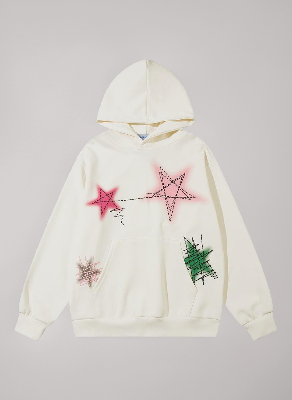 Aelfric Eden Mens Graphic Oversized Hoodie Print Streetwear Casual hoodies y2k Hooded Sweatshirt