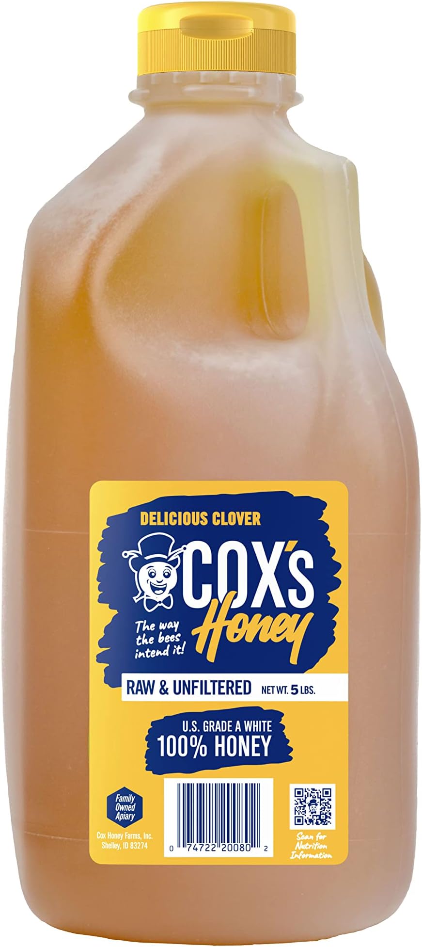 Coxs Honey 5 lb Jug
