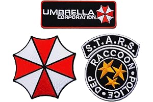 Embroidered Umbrella Corporation Iron On S.T.A.R.S. Patch