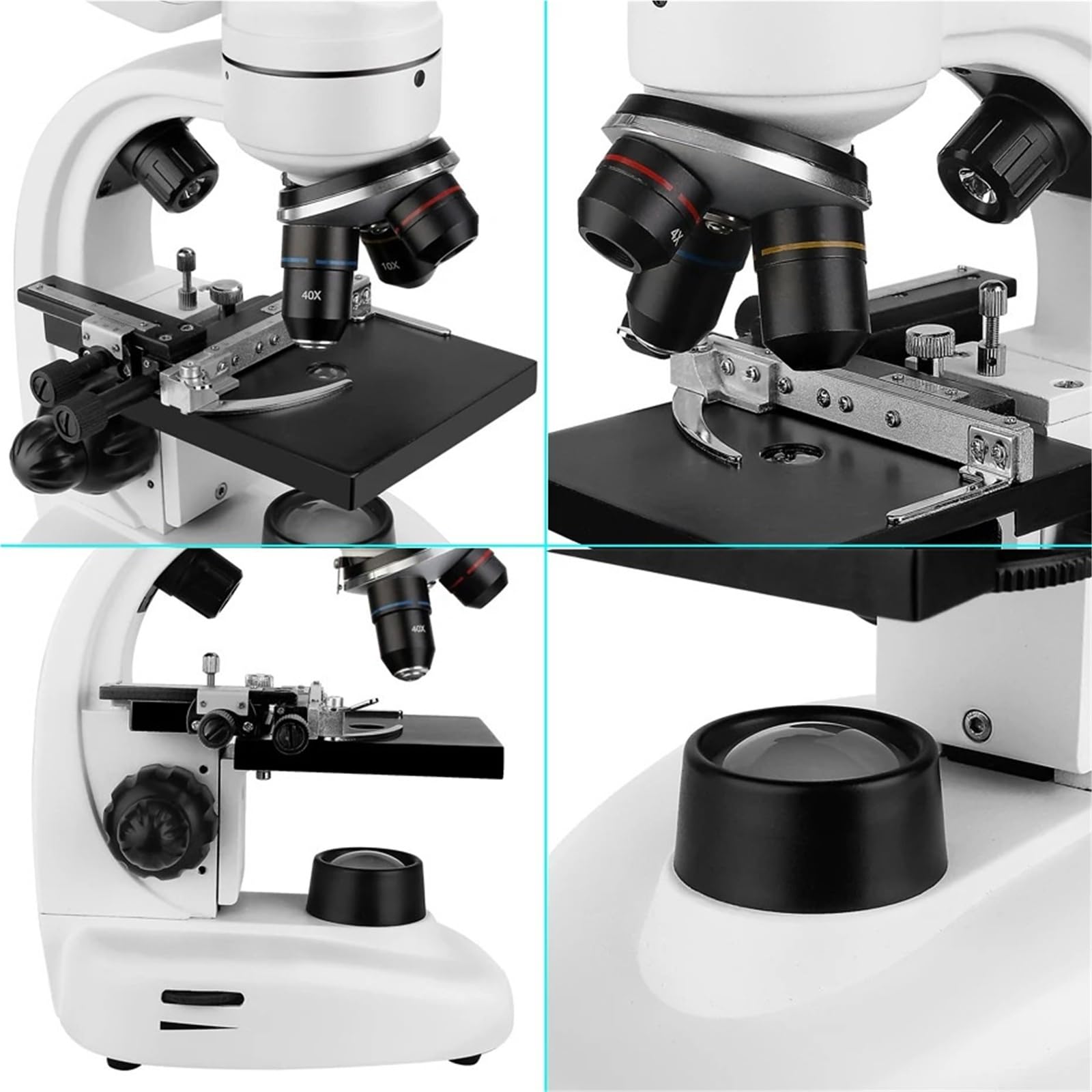 Mikroskop, Mikroskop biologiczny 40X-1600X Binokularny mikroskop optyczny elektronowy do przewodnika powrotu do szkoły,Produkty laboratoryjne i naukowe