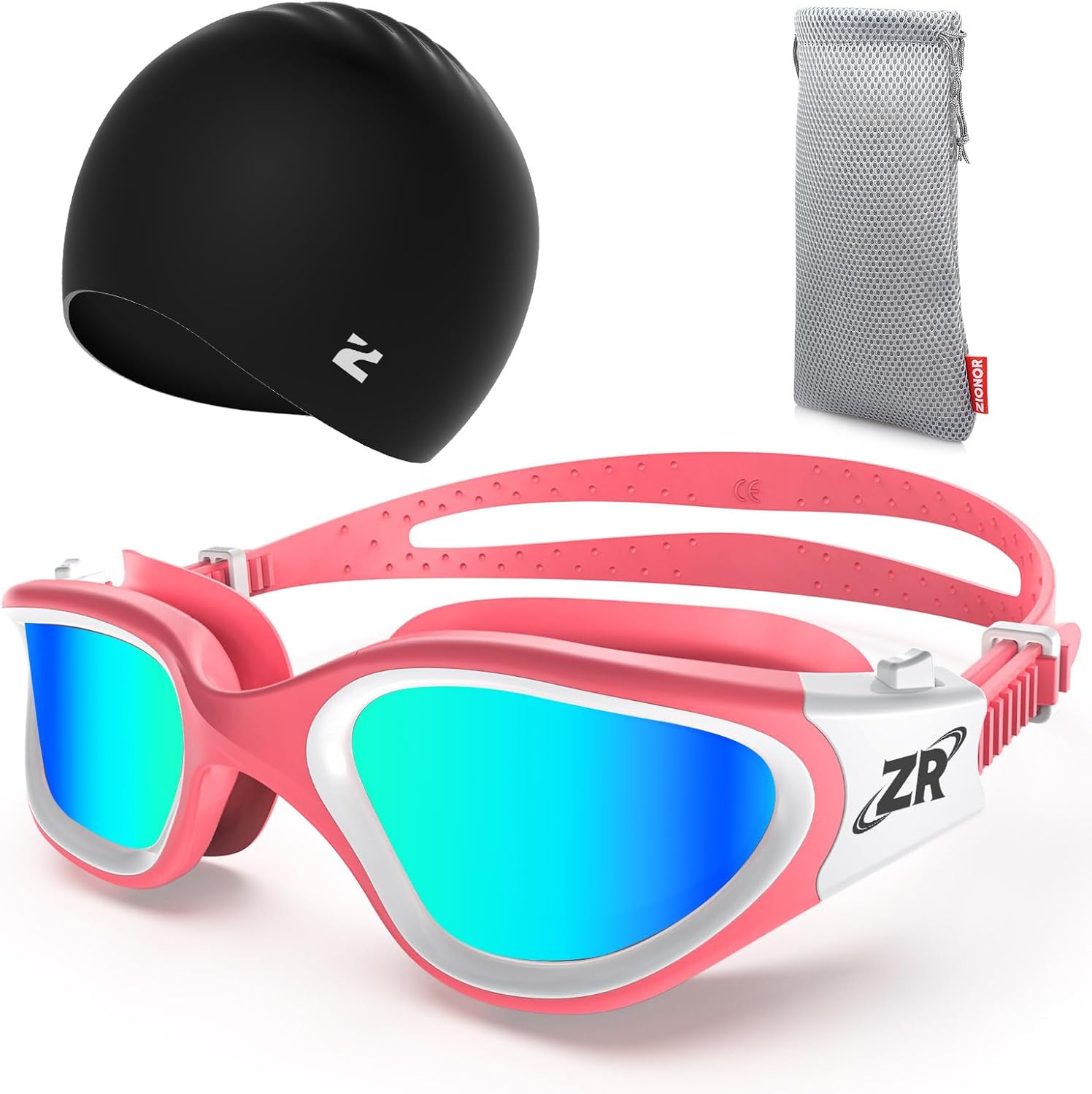Occhiali Da Nuoto Zionor - Anti-Appannamento, Anti-Perdita E Con Protezione UV Per Uomo E Donna