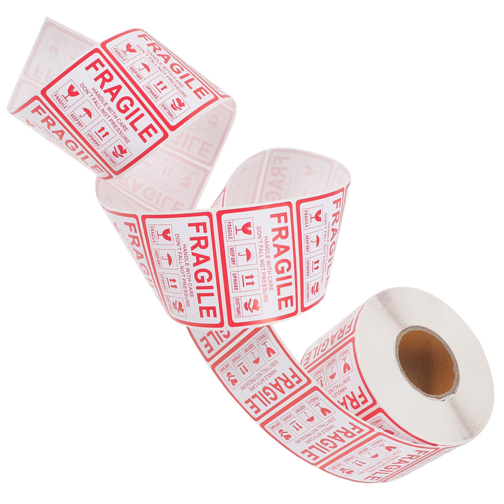 KALLORY 1 Roll Fragile Sticker Labels Warning Fragile Product Moving Shipping Packaging Tape