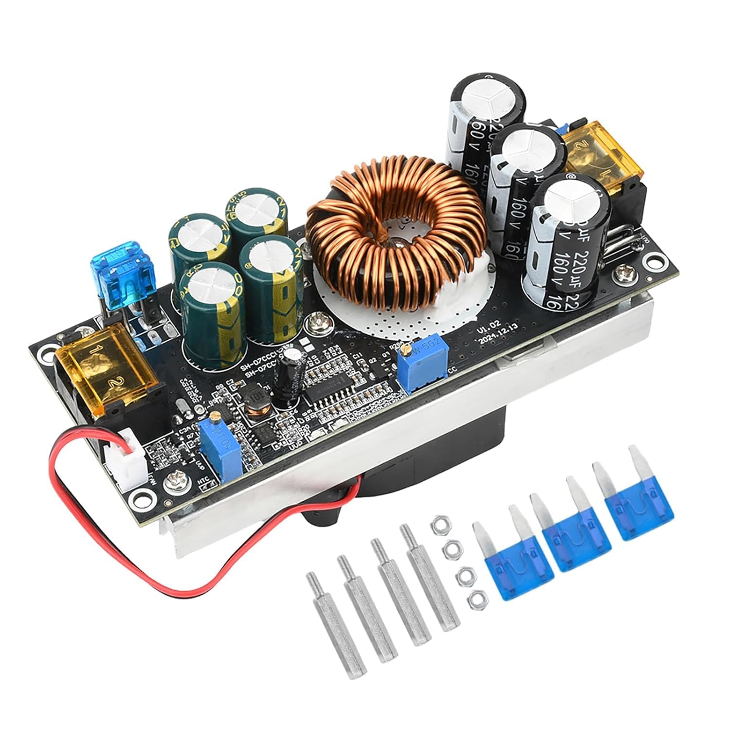 Amazon.co.jp: Aideepen dc-dc 昇圧コンバータ 1800W 40A DC 14-85V