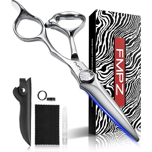 5.5" Hair Cutting Scissors Professional Barber Scissors, Hair Cutting Shears with 440C Steel - 60HRC Hardness Extremely Sharp with Ergonomic for Salon & Home Use (5.5'' Professional Hair Shears)