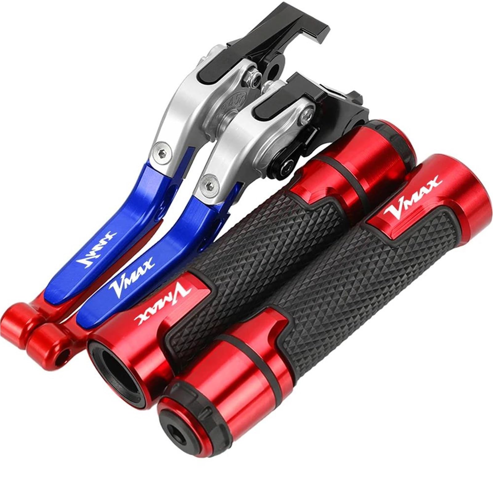 Jhybdp Color 17 Handlebar Levers Motorcycle Brake Clutch Lever Handlebar Grips For Vmax1700 V-Max1700 Vmax V-Max 1700 2009-2020 Handle Bar Extension Kit Motorbike Brake Grips Clutch Lever