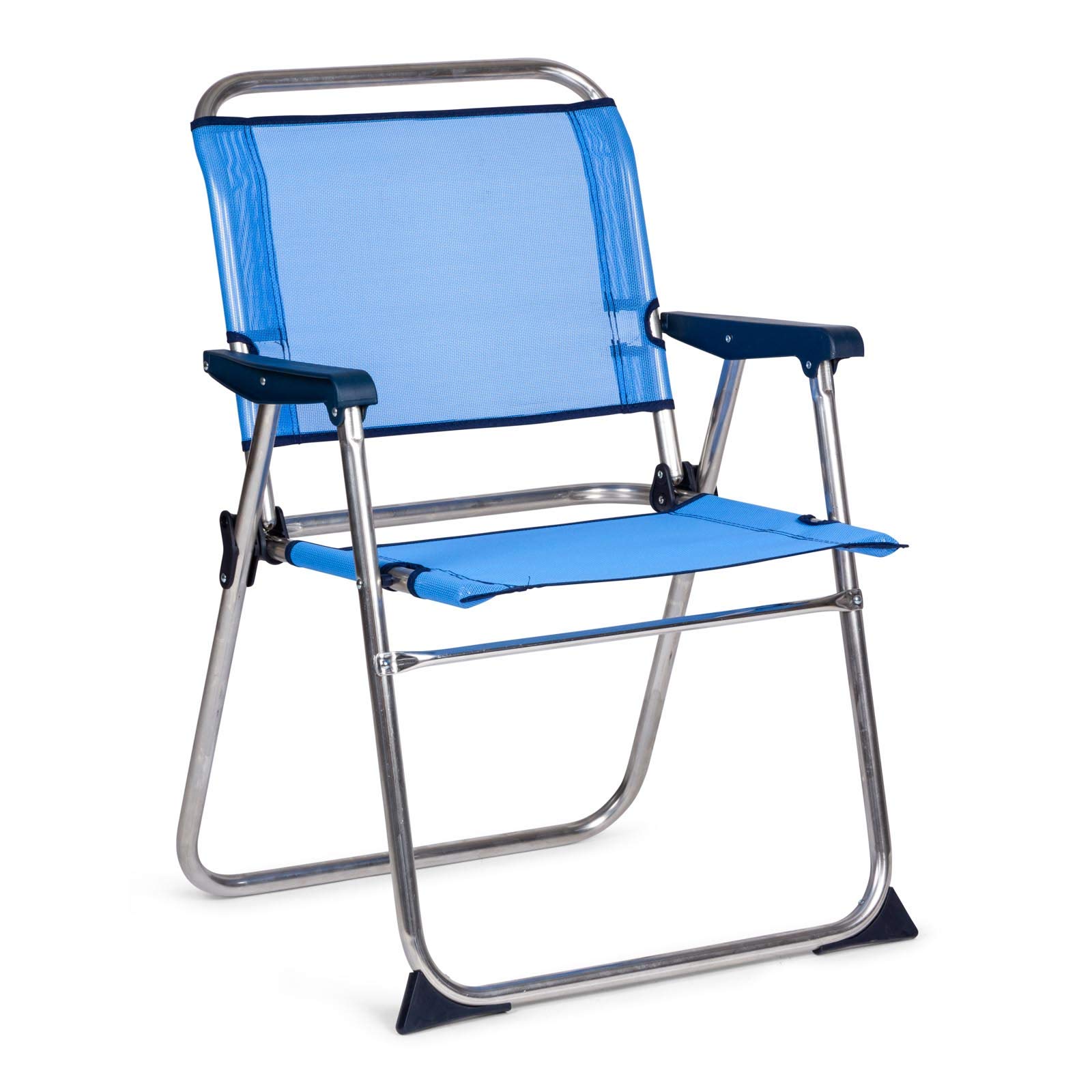 Chaise Pliante 58x54x10 cm Bleu
