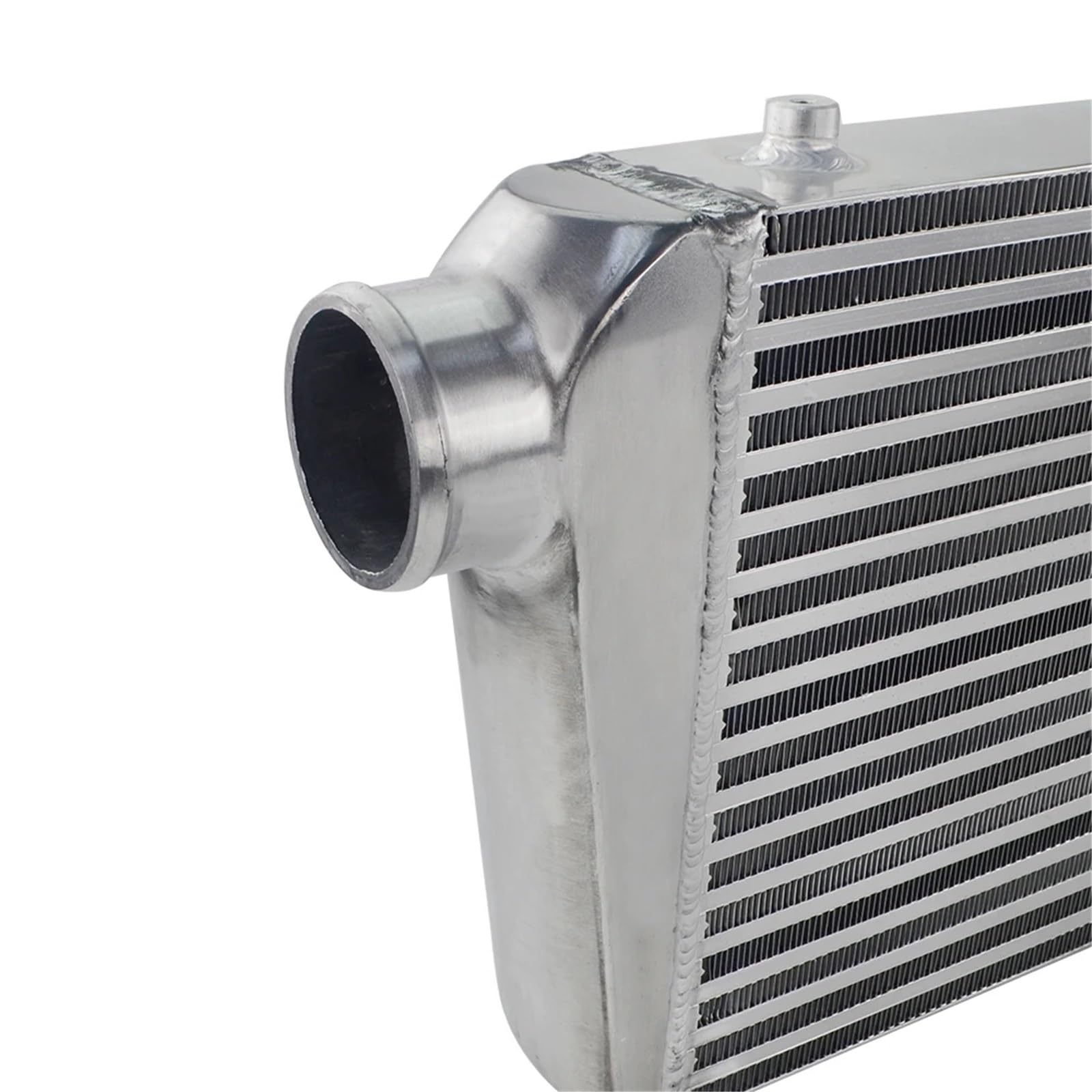 Wentylatory chłodnicy silnika samochodowego 600 * 300 * 76mm Uniwersalny intercooler turbo z płytą i średnicą zewnętrzną 2,5" z mocowaniem przednim LZ-IN816-25 chłodzenia silnika(3.0inch)