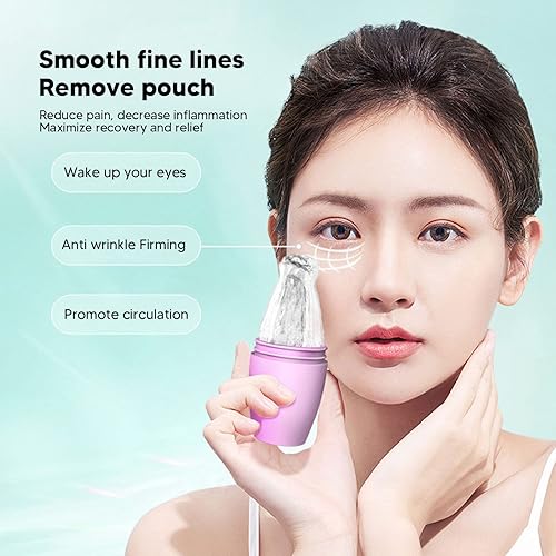 Miniatura 2 de Ice Globes Visage Appareil Massage Visage Ice Roller Ice Cube Mold Ice Roller Silicone Facial Beauty Cool Down Shrink Pores Face Massage Cube for