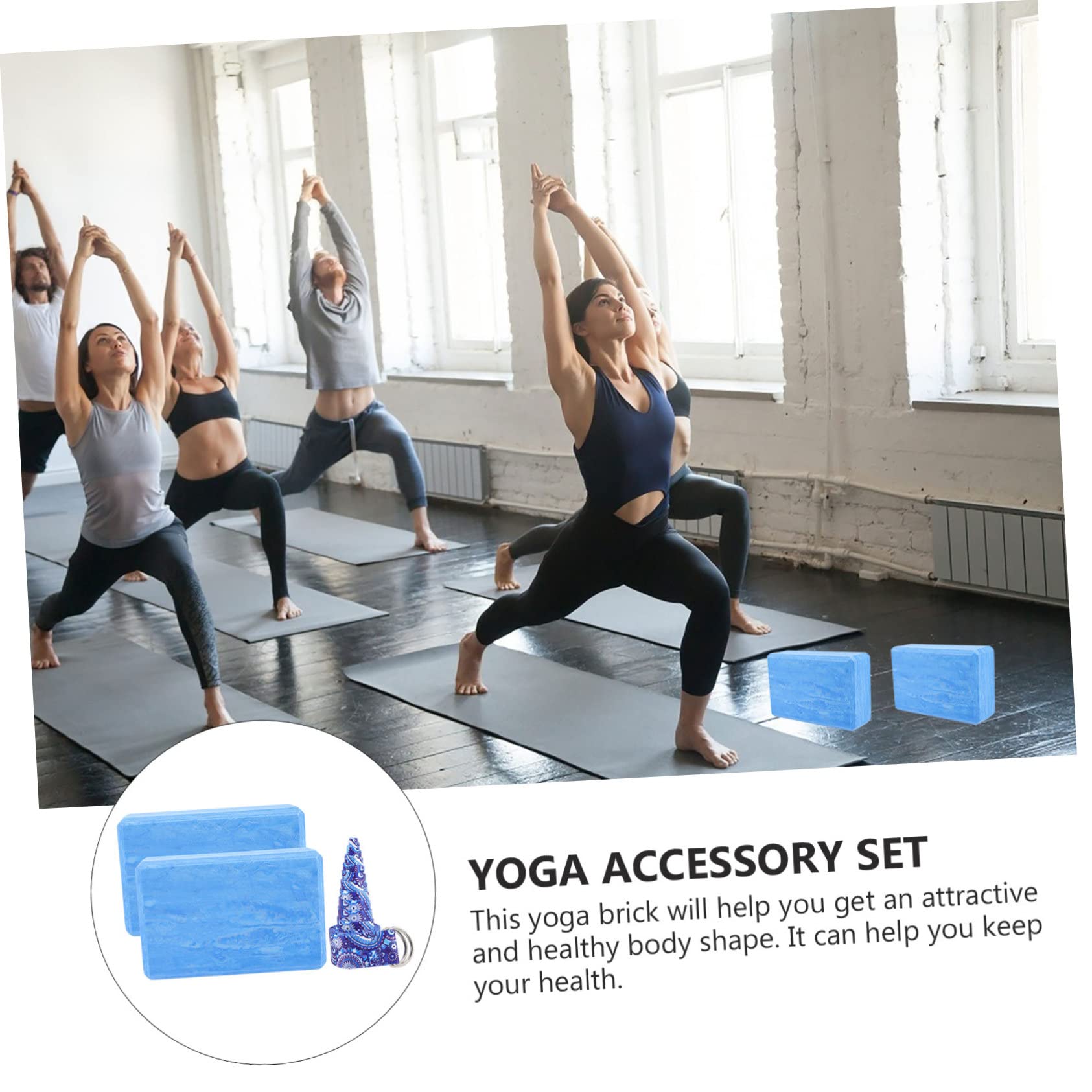 Mattoncino Yoga in Eva ad Alta Densità per Allenamento