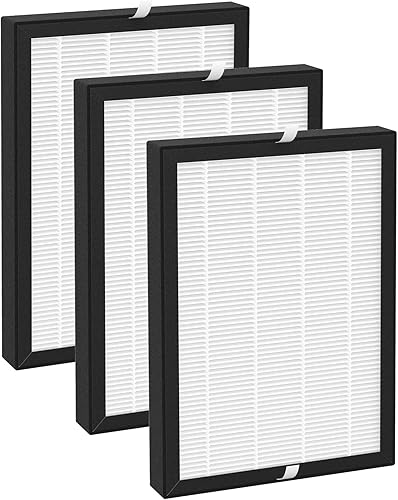 Paquete de 3 filtros de repuesto HEPA GL-FS32 compatibles con KOIOS GL-FS32 y Azeus GL-FS32