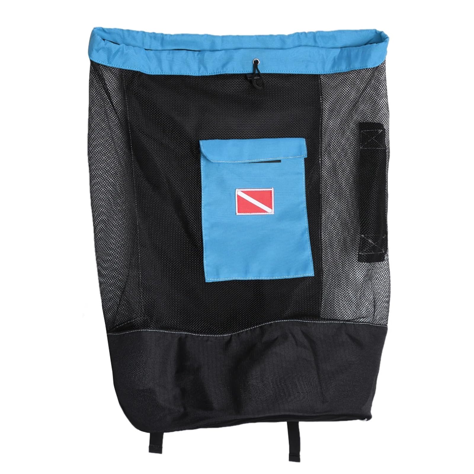 Zaino da 26 x 15 ' ' con coulisse, grande capacità, zaino per maschere subacquee, con tracolla, zaino da snorkeling